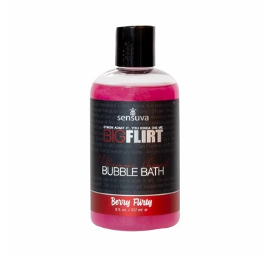 Płyn do kąpieli - Sensuva Big Flirt Pheromone Bubble Bath Berry Flirty 237 ml